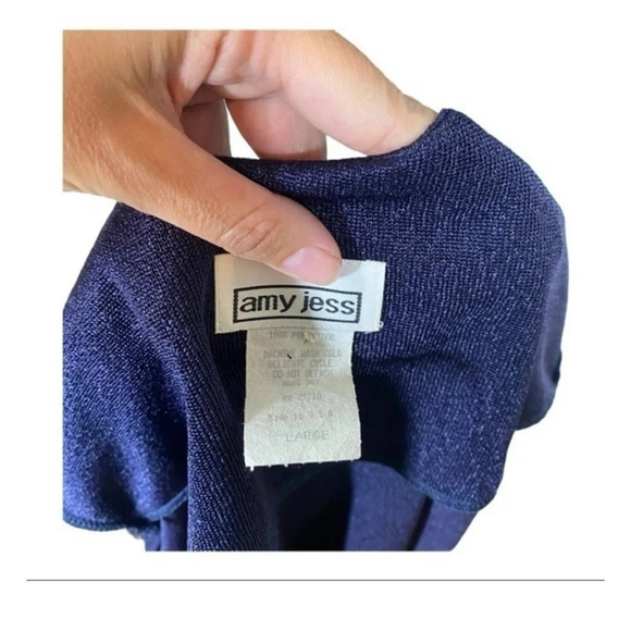 Vintage Nautical Style Short Sleeve Knit Top - Picture 6 of 6